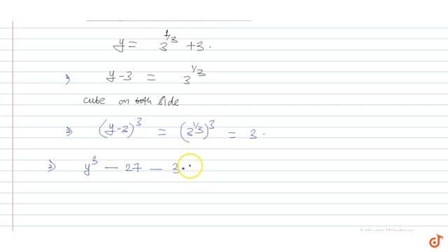 If `y=3^(1/3)+3`,then `y^3-9y^2+27 y=`____ смотреть онлайн