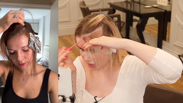 КАК ПОКРАСИТЬ СЕБЕ СВЕТЛЫЕ ПРЯДИ У ЛИЦА/ONLINE смотреть онлайн