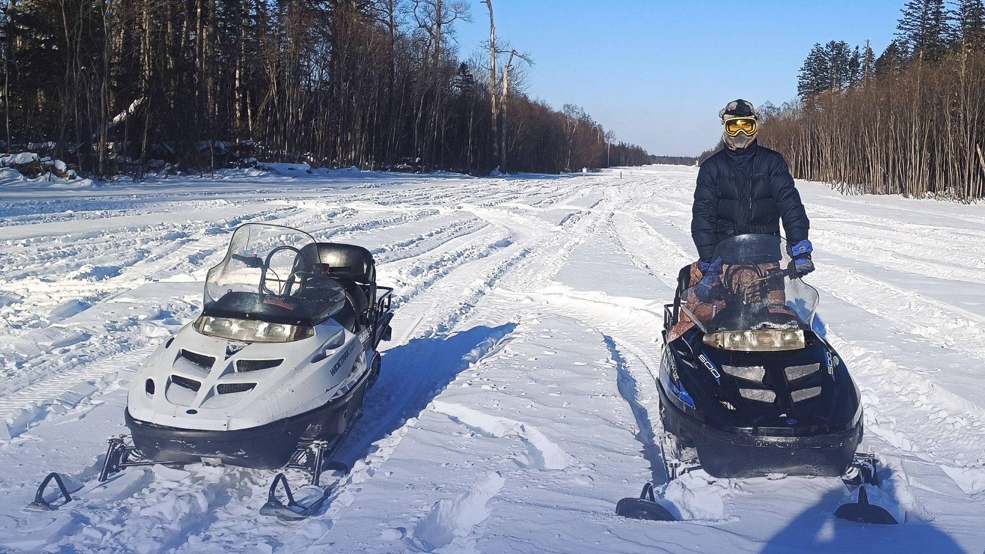 ПРОГНАЛИ НА СНЕГОХОДАХ POLARIS LX смотреть онлайн