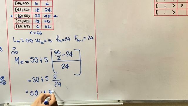ESTADÍSTICA: MEDIDAS DE TENDENCIA CENTRAL - MEDIANA PARTE 2 - TERCER AÑO смотреть онлайн