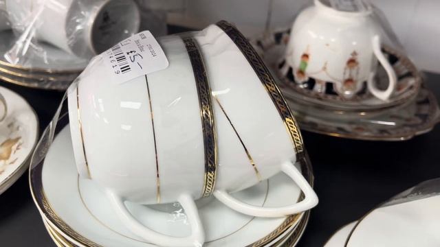 Барахолка АНГЛІЯ 🇬🇧 Магазин Фарфор Vintage Tea Cup Saucer Collection 🇬🇧 смотреть онлайн