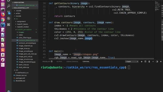13.11. Contours Detection and Processing in OpenCV смотреть онлайн