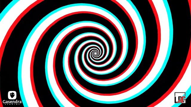 Optical Illusion Spiral Hypnotic Hypnosis Psychedelic Glich Stereocopic