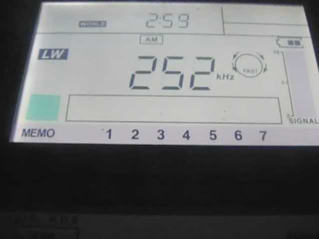 252 kHz RTÉ Radio 1 (Clarkstown, IRL) 17.10.2021