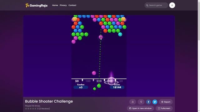 Bubble Shooter Challenge Gameplay