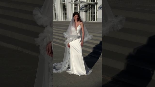 Фата из коллекции «Sign» от бренда Anna Kuznetcova