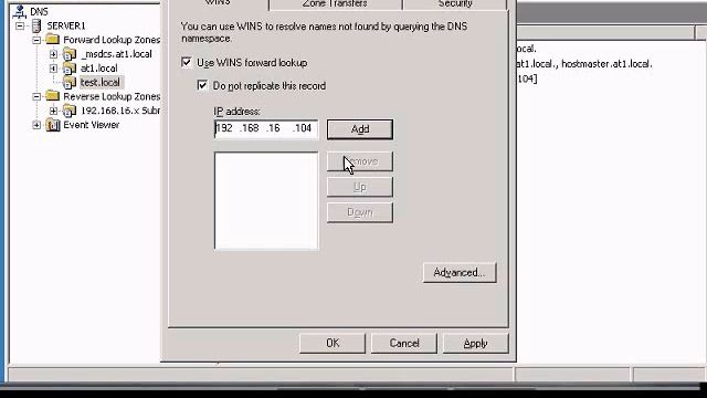 Remove WINS server in Windows DNS manager смотреть онлайн