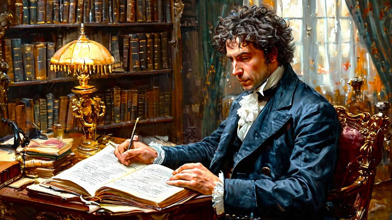 ПУШКИН.Песни на стихи.Музыка созданная нейросетью смотреть онлайн