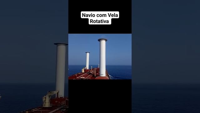 Navio com vela rotativa #navios #embarcação #engenharianaval #naval #veleiro #efeitomagnus #sail смотреть онлайн