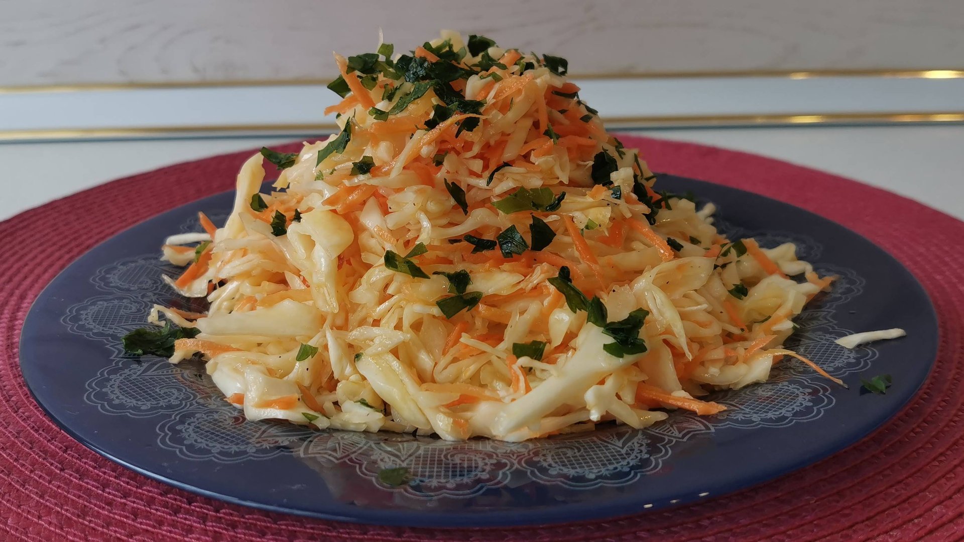 Простой рецепт салата с капустой ЗА 5 МИНУТ. смотреть онлайн