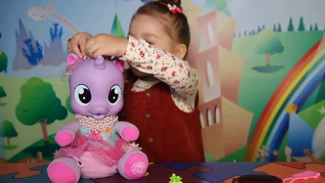 Май литл пони это чудо Алиса делает прическу май литл пони Лили Alice makes hair my little pony Lily смотреть онлайн