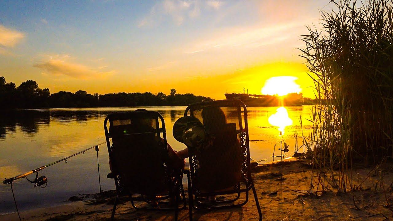 РЫБАЛКА НА ТЕПЛОМ КАНАЛЕ !!! смотреть онлайн