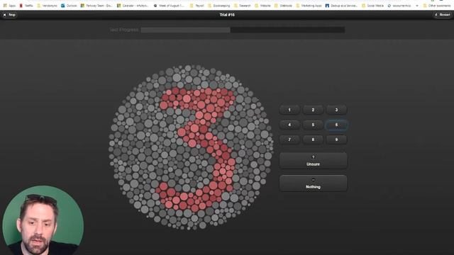 Taking the EnChroma® Color Blind Test from a ColorBlind Person Perspective! смотреть онлайн