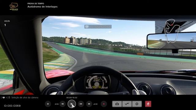 Teste e V.R do GT Sport: Alfa Romeo 4C 1.7 16V TBI (Visão interna) смотреть онлайн