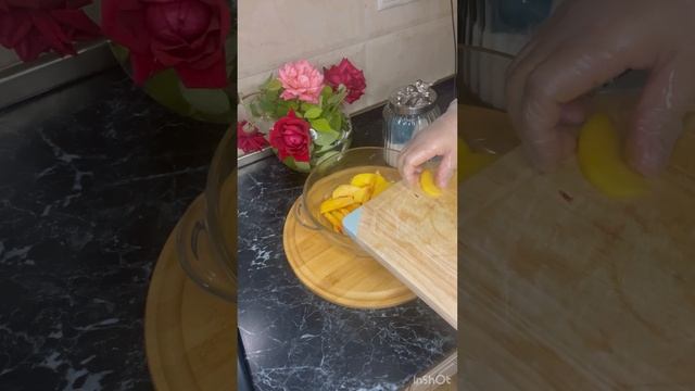 Галета с персиками￼-Գալետտա դեղծով-￼Galette with 🍑 peaches-جاليت بالخوخ смотреть онлайн