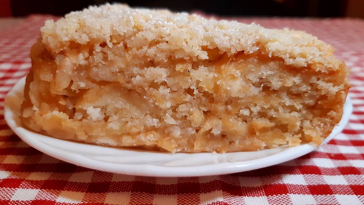 🍎 Насыпной пирог "Три стакана" с сочной яблочной начинкой смотреть онлайн