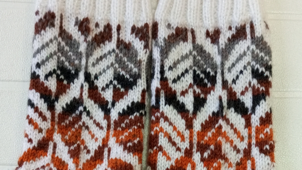 носки спицами 