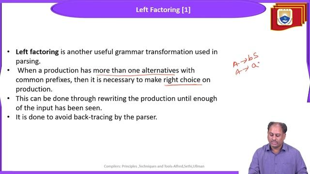 Predictive Parser Part 2 by Dr. U Sivaji смотреть онлайн