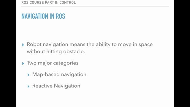 7.001 Mobile Robot Navigation Overview смотреть онлайн