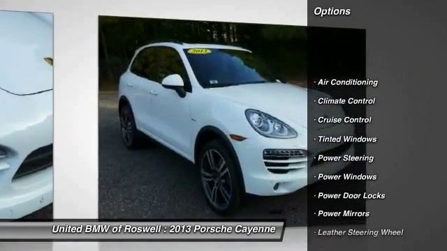 2013 Porsche Cayenne Roswell GA R47750A смотреть онлайн