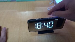 Настройка электронных часов с проекцией на потолок