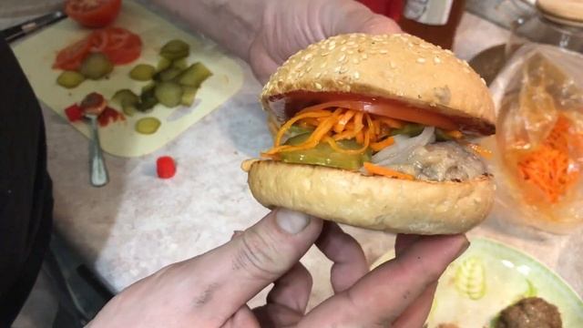 Бургер дома рецепт ням ням смотреть онлайн