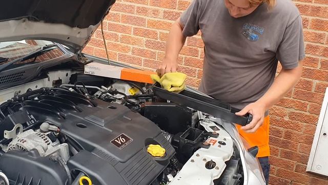 Air filter change. Rover 45 v6. смотреть онлайн