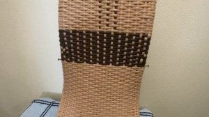 Плету ротангом мой первый стул