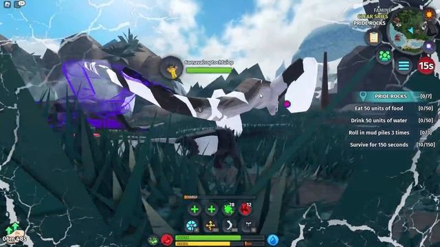 I Spent 24 Hours Surviving In Creatures Of Sonaria Roblox! смотреть онлайн