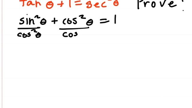 Proof: tan^2 + 1 = sec^2 смотреть онлайн