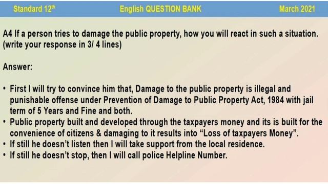 HSC Question Bank Solutions Lecture No.3 (1.3) The Cop and the Anthem смотреть онлайн