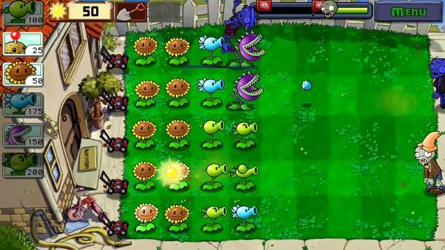 зомби против растений УРОВЕНЬ 1.9 смотреть онлайн