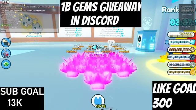 Pet Simulator X | FREE Pets Giveaway |Christmas Update Roblox LiveStream смотреть онлайн