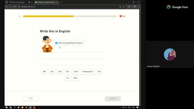 В прямом эфире | Учим турецкий с Duolingo | День 23 смотреть онлайн