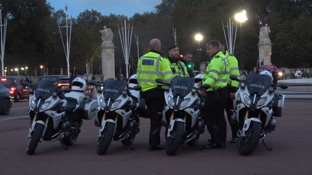 King Charles & PM Rishi Sunak escorted by the Special Escort Group | Various meetings taking place смотреть онлайн