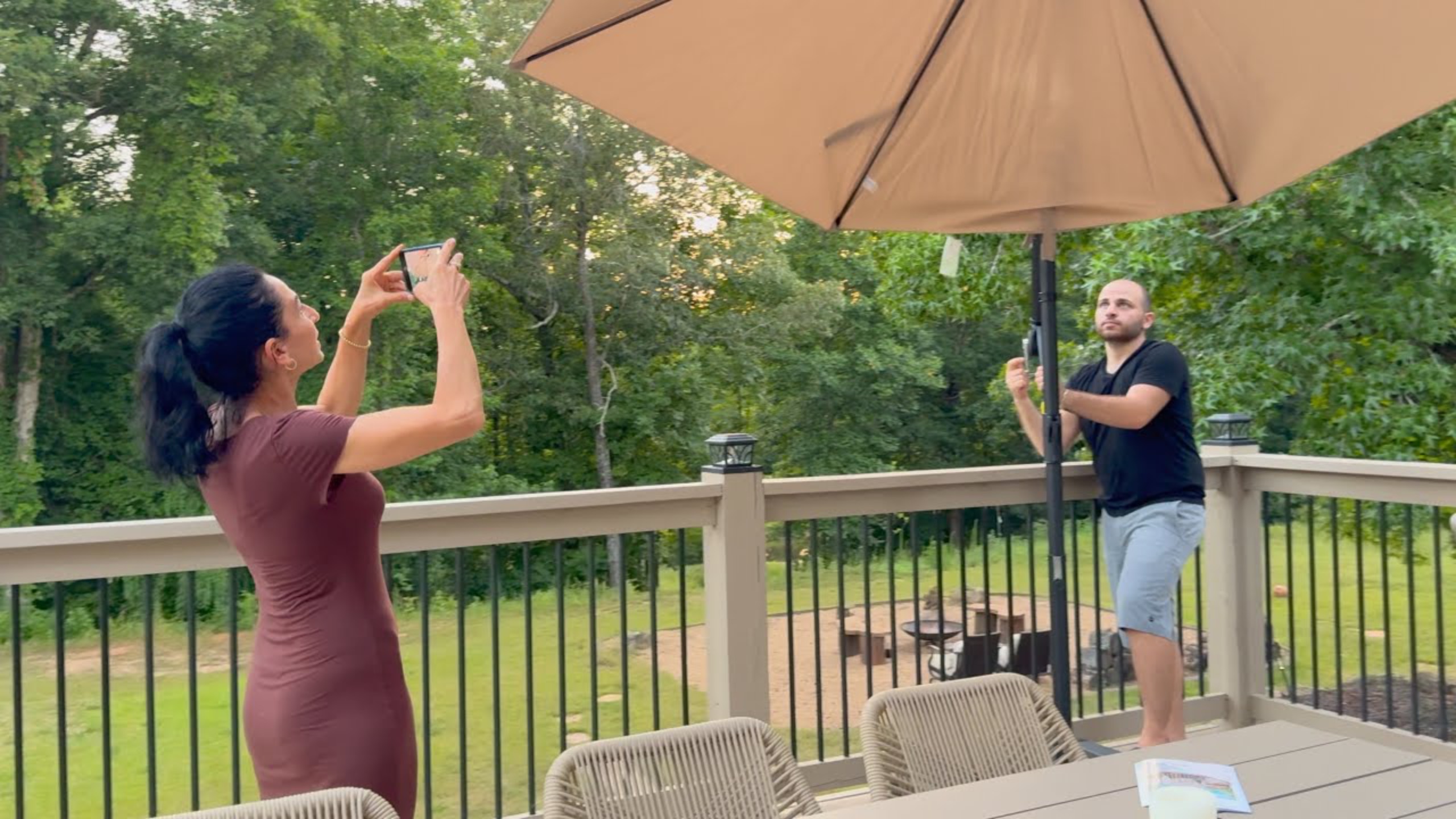 Зонтик для Террасы | Распаковка Покупок | Бисквит | Наше Утро | Семейный Влог Эгине смотреть онлайн