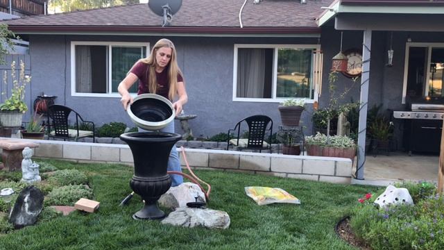 DIY Bird Bath Fountain Algorithm How To Make смотреть онлайн