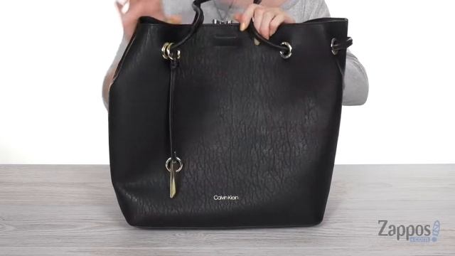 Calvin Klein Gabrianna Unlined Solid PVC Tote SKU: 9161574 смотреть онлайн