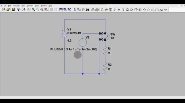 LTSpice Voltage Controlled Switch | Simulation