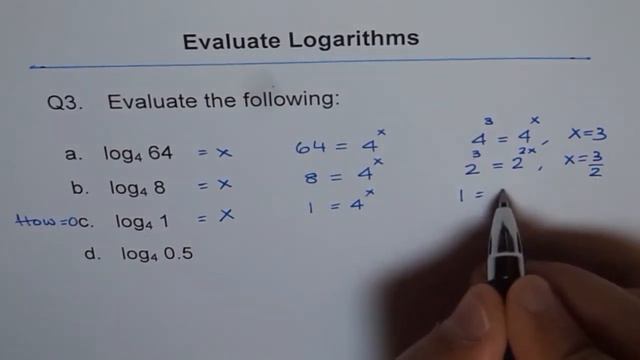 Evaluate Logarithms Q3 смотреть онлайн