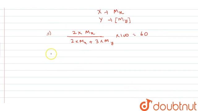 If a pure compound is composed of `X_(2)Y_(3)` molecules and consists of `60%` X by weight what is смотреть онлайн