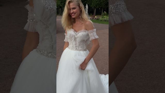 Свадебное платье Злата из коллекции «Sign» от бренда Anna Kuznetcova