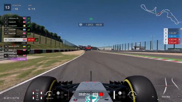GT Sport FIA exhibition - nations S2R2 / Mercedes F1 W08 EQ+ / Suzuka смотреть онлайн