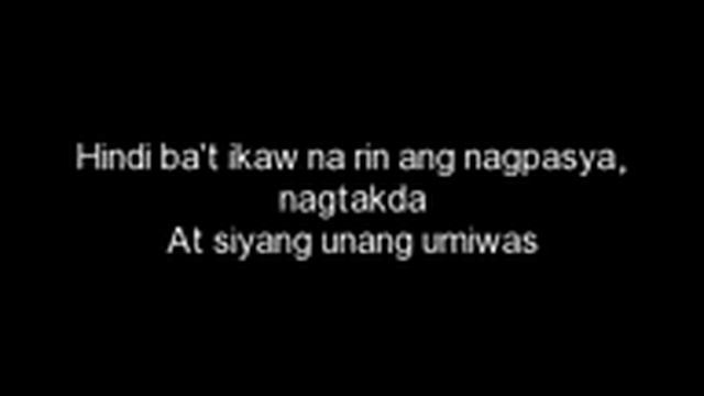 Di mo na mababawi lyrics - Spongecola смотреть онлайн
