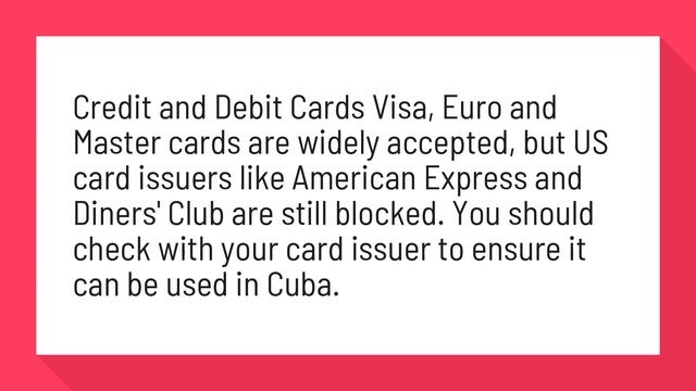 Can I use credit cards in Cuba? смотреть онлайн