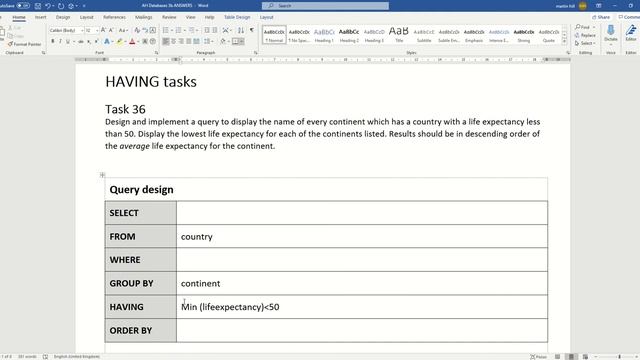 AH DDD - Lesson 6 - task 36 walkthrough смотреть онлайн