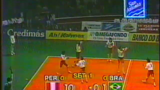 Sul Americano de Vôlei 1993: Brasil x Peru (Fase Preliminar) смотреть онлайн