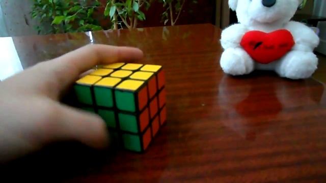 Сборка Кубика-рубика левой рукой.Основные движения.ч.1 смотреть онлайн