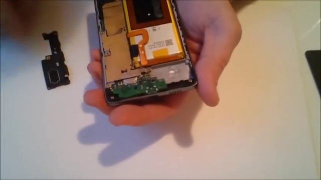 Huawei P8 Lite Battery Removed