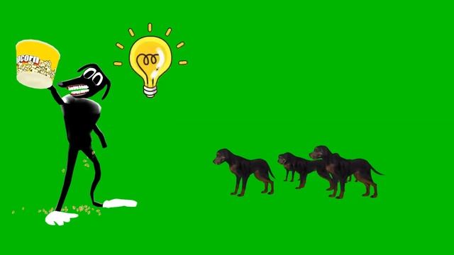 Cartoon Dog ❤️ dog....? Green screen [ trevor henderson ] смотреть онлайн